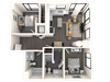 Jules on 3rd B1 Floor Plan